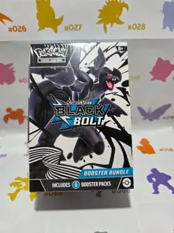 2025 Pokemon TCG Scarlet & Violet Black Bolt Booster Bundle - Factory Sealed - Image 1