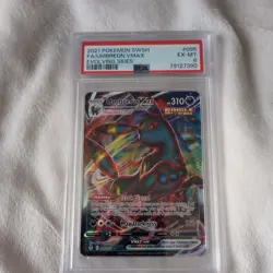 2021 POKEMON SWORD & SHIELD EVOLVING SKIES #095 FULL ART/UMBREON VMAX PSA 6 - Image 1