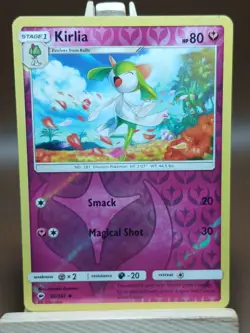 HP Pokemon REVERSE HOLO KIRLIA Burning Shadows 92/147 - Image 1