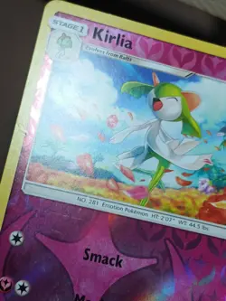 HP Pokemon REVERSE HOLO KIRLIA Burning Shadows 92/147 - Image 2