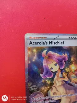 Pokemon Acerola's Mischief 183/132 Secret Rare Mega Evolution *MINT*QRSC* - Image 3