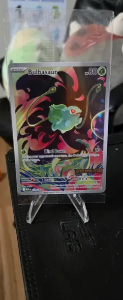 Pokemon TCG Bulbasaur 133/132 Mega Evolution Stamped Illustration Sealed NM - Image 1