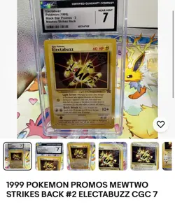 Bundle Lot 3 Pokemon Slabs, Entei, eevee, Electabuzz - Image 3