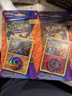 Pokemon Steam Siege Blister Packs Lucario & Floette Promos - Image 1