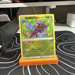 Pokemon Radiant Tsareena 016/195 Holo SWSH Silver Tempest Radiant Rare 2022 TCG - Image 1