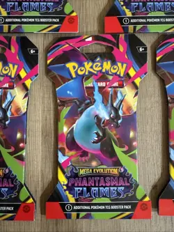 Pokemon TCG Phantasmal Flames Sleeved Booster Packs x5 - Image 2