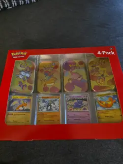 Pokemon Scarlet & Violet Mini Tins 151 4 Pack Sealed - Image 1
