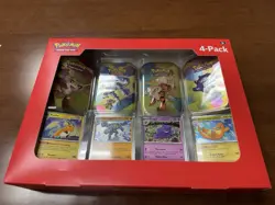 Pokemon TCG Scarlet and Violet 151 Mini Tins 4 Pack Factory Sealed SamsClubpromo - Image 1