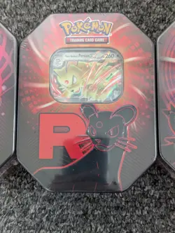 Pokemon TCG Team Rocket Tins Set Of 3 Brand New Nidoking Ex Mewtwo Ex Persian Ex - Image 3