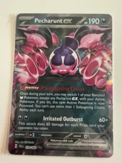 Pecharunt ex 039/064 Double Rare Holo Near Mint Condition Shrouded Fable - Image 1