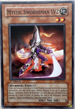 Mystic Swordsman LV2 1st Edition - SD5-EN013 Yu-Gi-Oh! TCG Card - Image 1