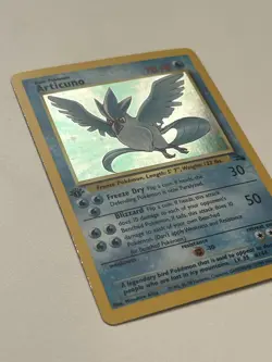 1999 Pokemon Fossil First Edition Articuno 2/62 Rare Holo Card (LP) - Image 2