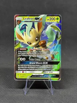 1X Leafeon GX - 13/156 - Pokemon Ultra Prism Sun & Moon Ultra Rare Card - NM - Image 1