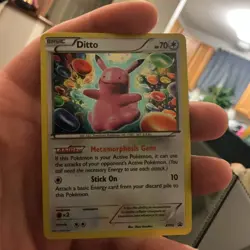 Pokemon TCG Ditto XY40 Holo Black Star Promos Card Near Mint 2015 - Image 1