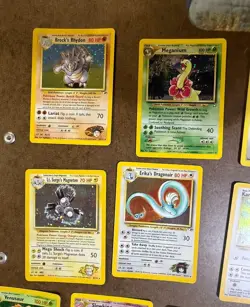 10 vintage Pokemon Holofoil cards 1999 Kangaskhan Clefairy Venusaur Moltres more - Image 2