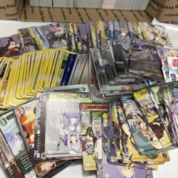 1000+ Card Cards Lot Bulk TCG/CCG Weiss Schwarz Union Arena Pokemon FFTCG & MISC - Image 4