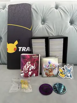 Pokemon Bulk Cards 1,000+ Cards Holo, Rare, Common, Uncommon, Trainers. + extras - Image 1