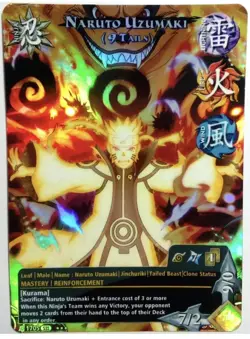 Carte Naruto CCG Collectible Card Game Foil neuf Prism 235 - Image 1