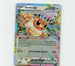 Pokemon Eevee EX 075/131 Double Rare Prismatic Evolutions Card Fresh From Pack - Image 1