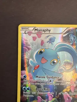 Manaphy XY113 Promo Pokemon Card TCG Full Art 2016 NM/VLP - Image 2