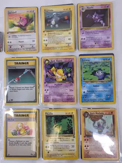 Vintage Pokemon Cards 139 lot mixed includes some 1st edition japanese math game - Image 2