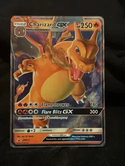 Pokemon TCG Charizard GX Holo Promo Card Sun & Moon SM211 - Image 1