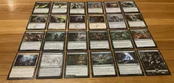 Green MTG Cards Lot Foil, Rare, Land, And More Magic The Gathering Cards - Image 1