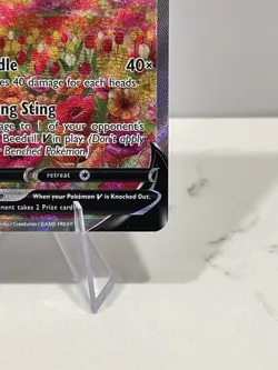 Pokemon TCG Beedrill v Astral Radiance Holo Ultra Rare Card 161/189 NM Condition - Image 4
