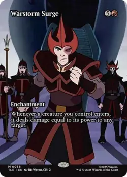 NM M - Warstorm Surge (Borderless): Avatar: The Last Airbender: Eternal-Legal - Image 1