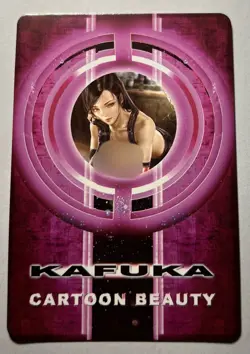 SEXY HEROINE WAIFU Tifa Lockhart FINAL FANTASY ACG PREMIUM HOLOFOIL CARD NM - Image 2