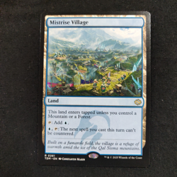 Mistrise Village Tarkir: Dragonstorm Regular mtg rare tcg card near mint - Image 1