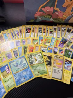 71 X Vintage Pokemon Card Lot MP-DMG Base Set Jungle 1st Edition Shadowless - Image 3
