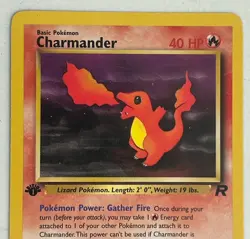 1st Edition Charmander 50/82 - Team Rocket - Pokemon Card - NM - Common Vintage - Image 3