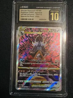 Pokemon TCG Hisuian Samurott VSTAR - VSTAR Universe 236/172 SAR CGC Pristine 10 - Image 1