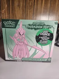 POKEMON Scarlet & Violet Paradox Rift Elite Trainer Box ETB Iron Valiant - Image 1
