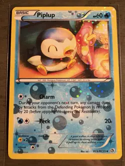 Pokemon TCG Piplup RC6/RC25 Legendary Treasures: Radiant Collection Holo - Image 1