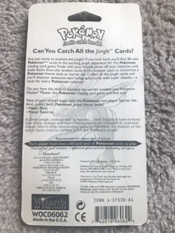 1999 Pokemon Jungle Booster Pack - Scythes Artwork - Factory Sealed Blister - Image 2