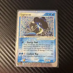 Pokemon TCG 2003 Lapras EX 99/109 Ruby and Sapphire Holo NM - Image 1