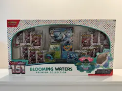 Pokemon TCG: S&V 151 Blooming Waters Premium Collection Factory Sealed Box - Image 1