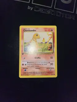 GCC Pokemon CHARMANDER 46/102 Set Base 1a Edizione ITA - Image 1