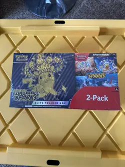 Pokemon Surging Sparks ETB & Booster Bundle Costco 2-pack. Factory Sealed - Image 1