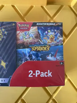 Pokemon Surging Sparks ETB & Booster Bundle Costco 2-pack. Factory Sealed - Image 3