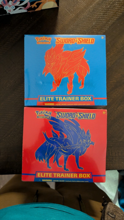 Pokemon Sword and Shield Base Set X2 ETB Elite Trainer Box - New Factory Sealed - Image 1