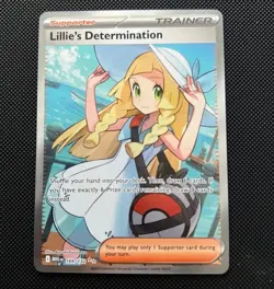 Lillies Determination 169/132 - Illustration Rare Pokemon - Mega Evolution - NM - Image 1