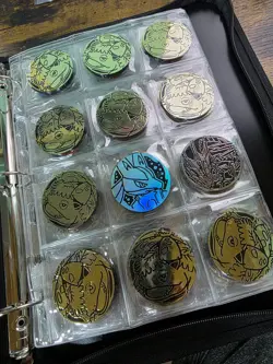 Lot of 100 + Official Pokemon TCG Coins (Lugia, Suicune, Mewtwo, And More) - Image 1