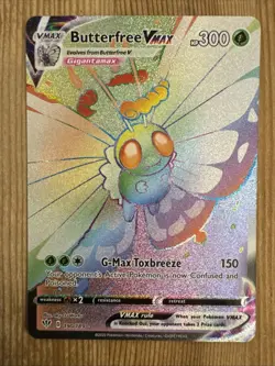 Butterfree VMAX - 190/189 - Pokemon Darkness Ablaze Sword Shield Secret Rare NM - Image 1