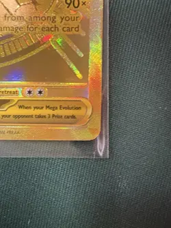 SEND OFFERS Pokemon TCG Mega Charizard EX Gold Phantasmal Flames Rare 130/094 - Image 2