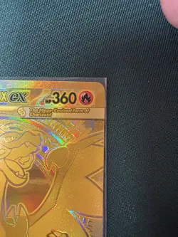 SEND OFFERS Pokemon TCG Mega Charizard EX Gold Phantasmal Flames Rare 130/094 - Image 3