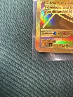 SEND OFFERS Pokemon TCG Mega Charizard EX Gold Phantasmal Flames Rare 130/094 - Image 5