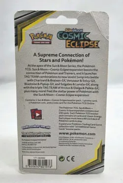 Pokemon TCG - Sun & Moon Cosmic Eclipse Single Booster Blister Pack - Terrakion - Image 2